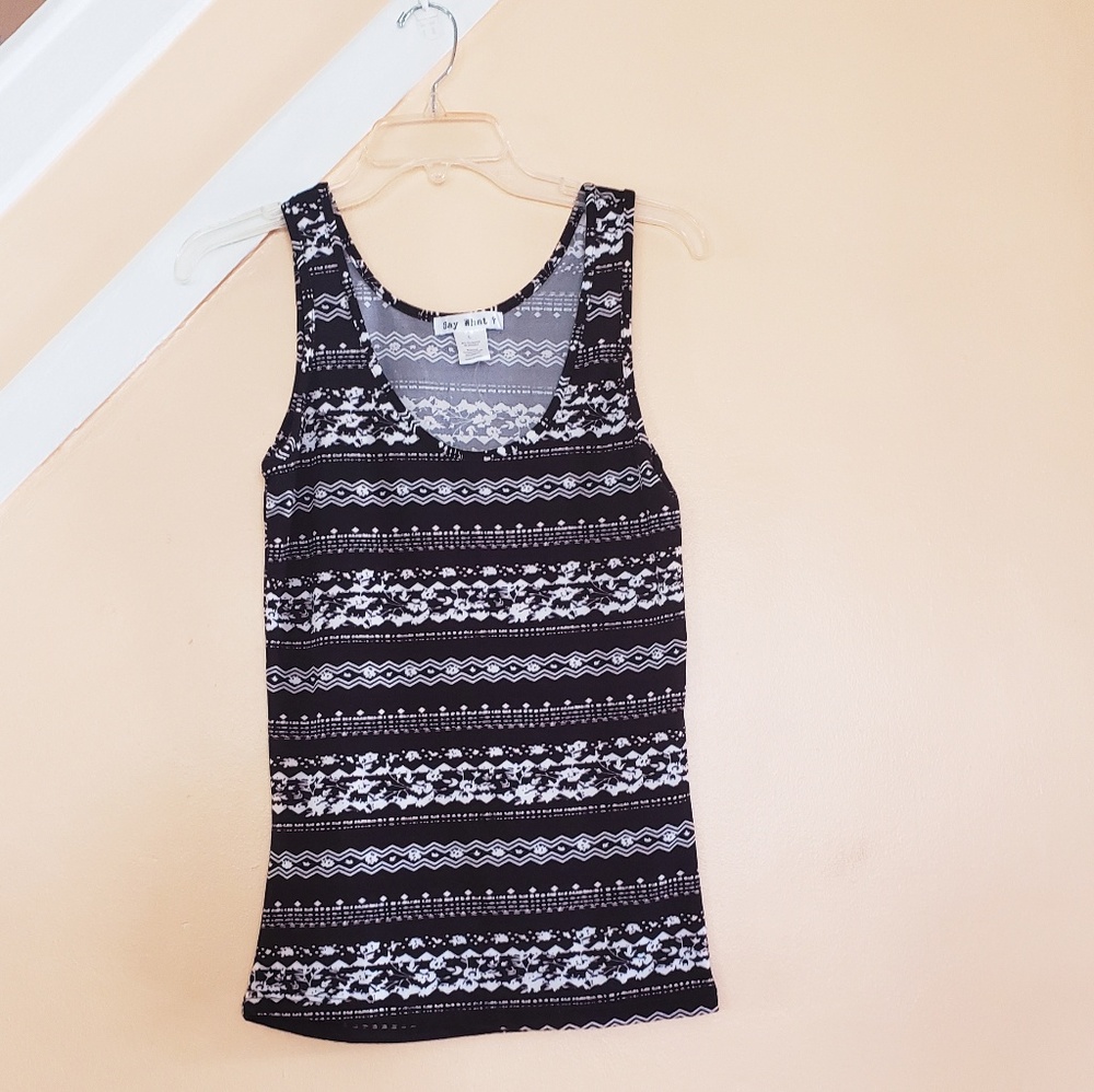 2 for $15 Black & White Tank Top